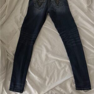 Rock Revival Dark Blue Skinny Jeans